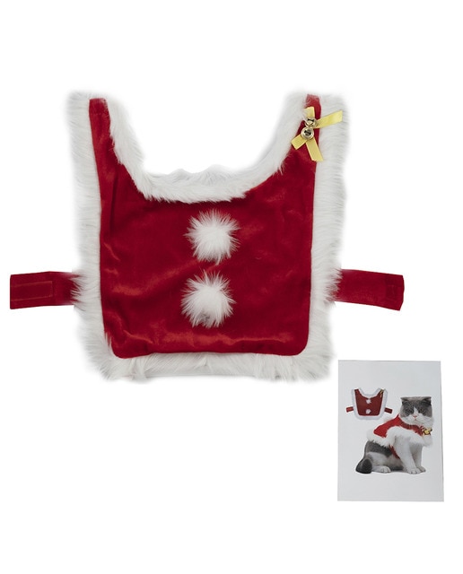 Abrigo para mascotas diseño navideño