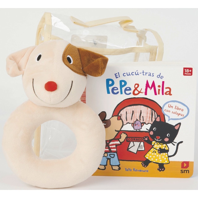 Pack sonajero Cucú-tras Pepe y Mila (Tapa dura)