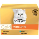 Gold Tartalette assorted wet cat food box of 24 tins 85 g
