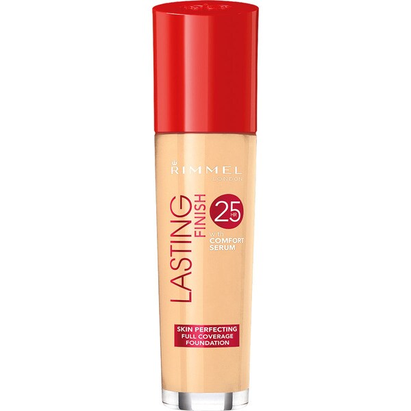RIMMEL London base de maquillaje líquida Lasting Finish Foundation SPF-20 tono 200