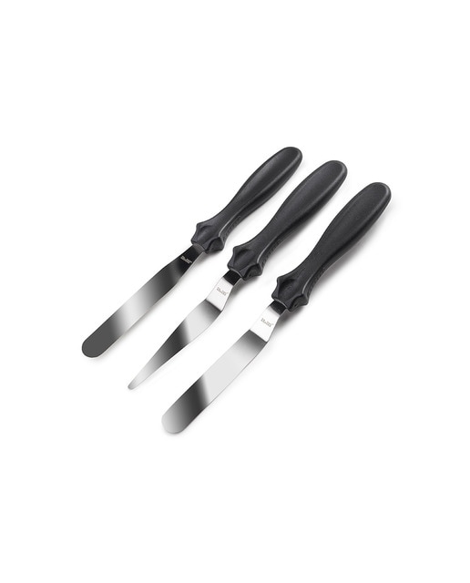 Set 3 espátulas mini inox ecoprof