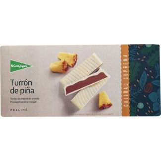 El Corte Inglés Torrão de Praliné de Ananás sem Glúten 200