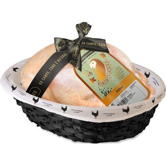 Campoaves Perú Inteiro em Cesta Peso Aproximado cesto 5,5 kg