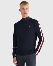 Pull homme à col rond