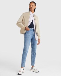 Jean femme tapered high waist
