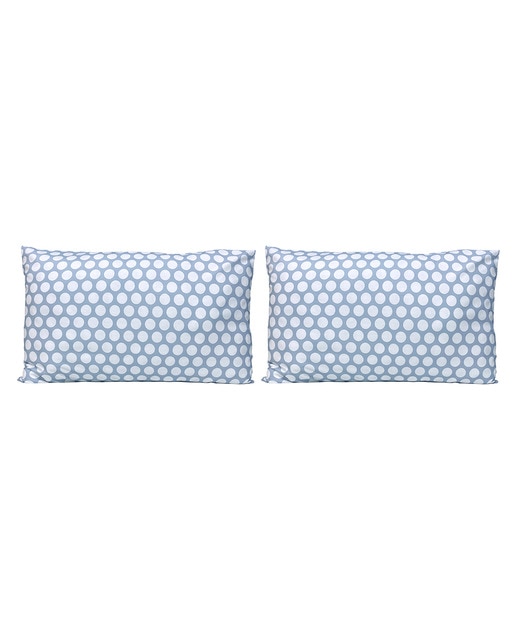 Almohada 50 x 75 (2) points azul