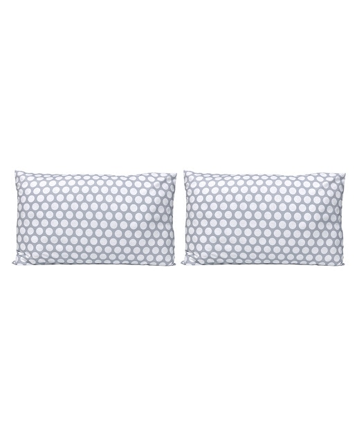 Almohada 50 x 75 (2) points gris