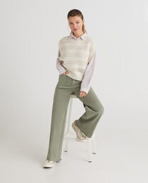 Veste sans manches femme ajourée fine
