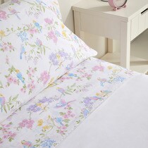 El Corte Inglés - Mini Home Mini Birds sustainable cotton sheet set