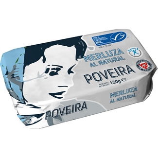 POVEIRA merluza al natural lata 70 g neto escurrido