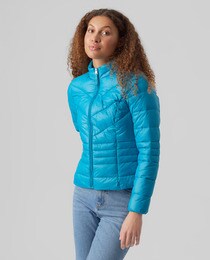 Doudoune femme à manches longues et col montant