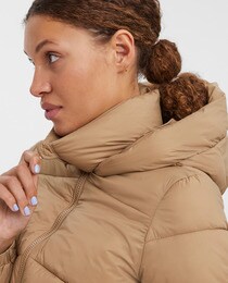 Manteau femme midi matelassé