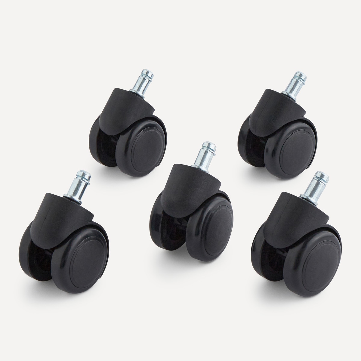 El Corte Inglés - Juego de 5 ruedas para silla de escritorio El Corte Inglés.