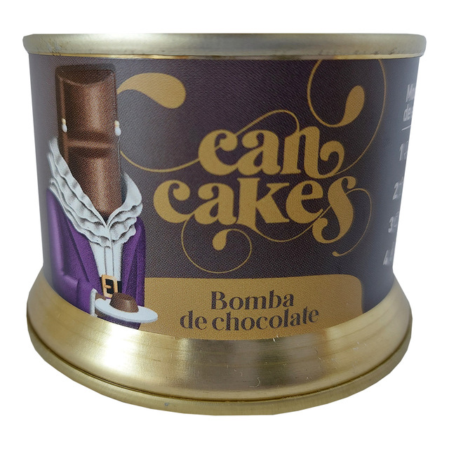 Bomba de chocolate Can Cakes