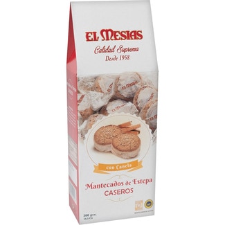 EL MESIAS cinnamon and sesame mantecado crumble cakes case 300 g