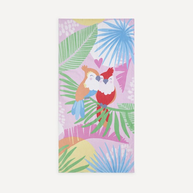 El Corte Inglés - Mini Home Budgerigar children's cotton beach towel