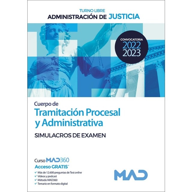 Cuerpo de Tramitación Procesal y Administrativa de la Administración de Justicia (Turno Libre). Sim (Tapa blanda)