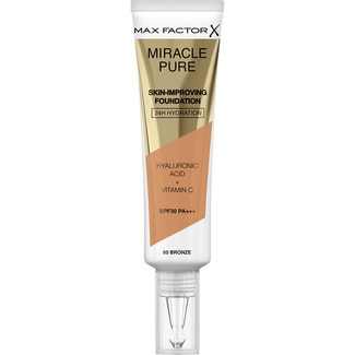 MAX FACTOR Miracle Pure foundation SPF-30 shade 80 Bronze