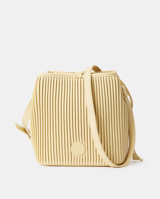 Bolso de hombro amarillo