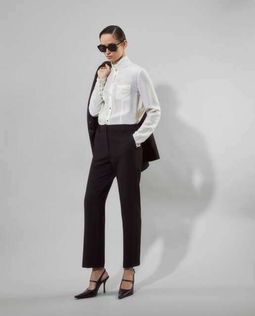 Pantalon femme semi-cigarette