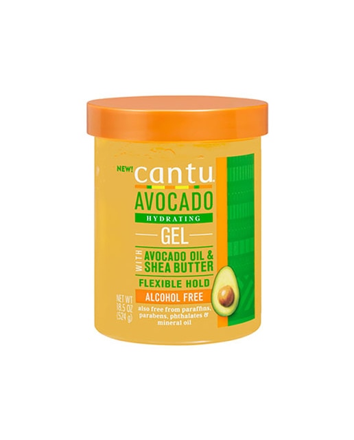 Gel de peinado de aguacate Cantu 18,5oz 524gr