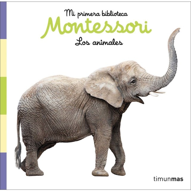 Los animales. Libro de tela. Mi primera biblioteca Montessori: Con fotos reales