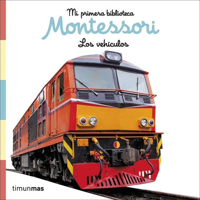 Los vehículos. Libro de tela. Mi primera biblioteca Montessori: Con fotos reales