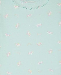 Pyjama short fille licornes