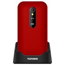 Téléphone portable Telefunken Senior Phone S450 rouge sans abonnement