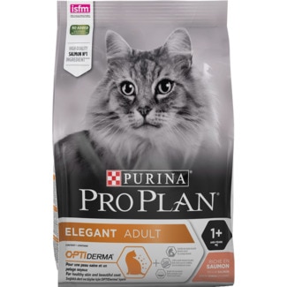 Purina Pro Plan Ração para Gato Elegant Salmão embalagem 3 kg