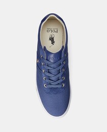 Hanford men's low-top canvas trainers with logo and rubber sole