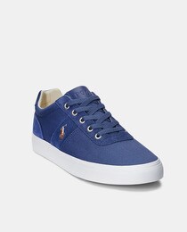 Hanford men's low-top canvas trainers with logo and rubber sole