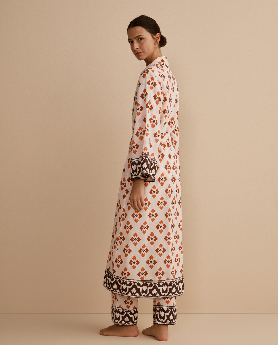 Greca short dressing gown · Women's fashion · El Corte Inglés