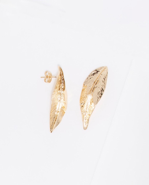 Pendientes Hoja Gold