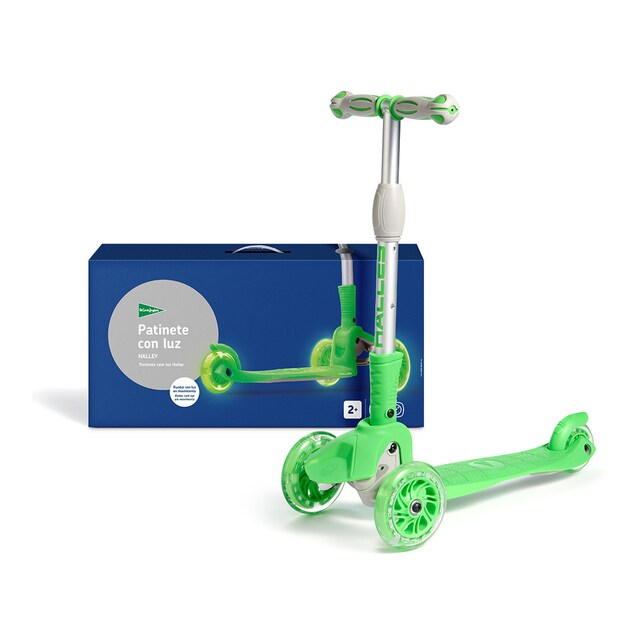 Patinete de iniciación con 3 ruedas y luz Halley El Corte Inglés
