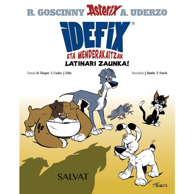 Idefix eta menderakaitzak, 1. Latinari zaunka! (Tapa blanda con solapas)