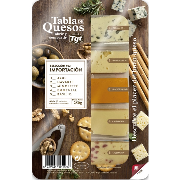 Tábua de Queijos unidade 250 g