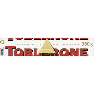 TOBLERONE white chocolate with honey and almonds case 360 g