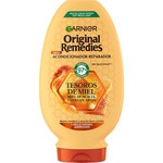 acondicionador reparador Tesoros de Miel repara refuerza protege de raíces a puntas frasco 250 ml para cabello dañado quebradizo