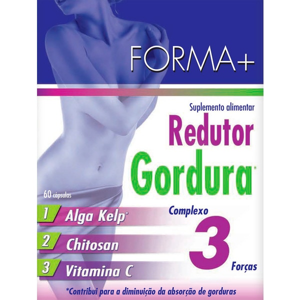 Redutor Gordura Complexo 3 Forças embalagem 60 cápsulas