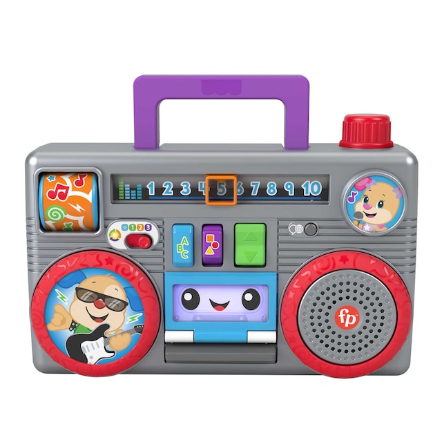 Ríe y Aprende Radio divertida de juguete con sonidos Fisher-Price