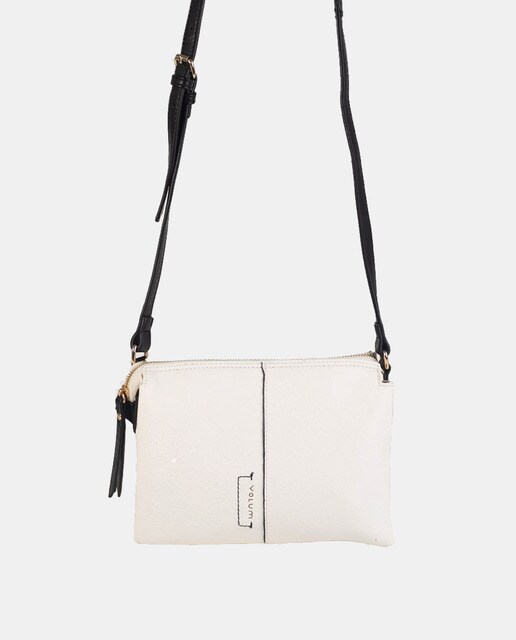 White crossbody bag with zip · Women's fashion · El Corte Inglés