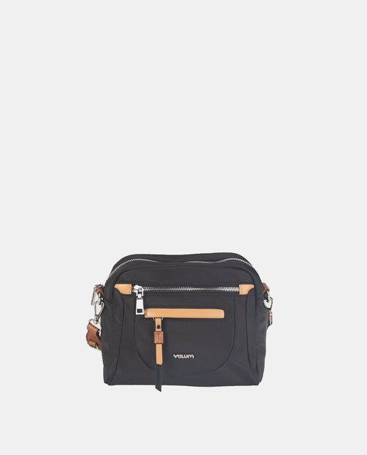 Black nylon crossbody bag · Women's fashion · El Corte Inglés