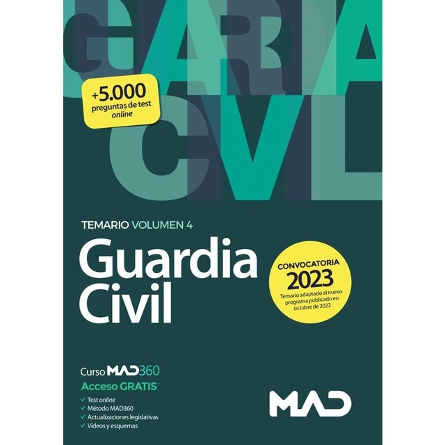 Guardia Civil. Temario Volumen 4 (Tapa blanda)