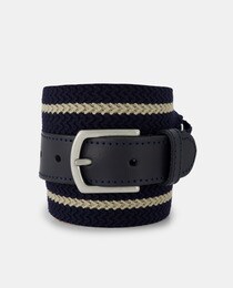 Ceinture garçon avec jacquard et rayure centrale