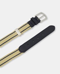 Ceinture garçon à rayures centrales