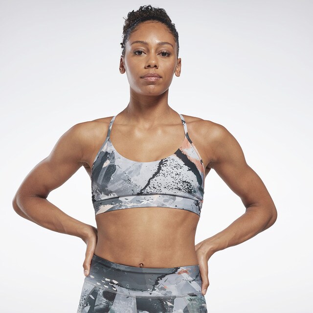 Brassière femme Lux Strappy Allover Print Bold Reebok