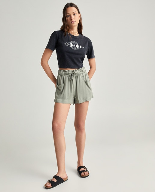 Short liso mujer