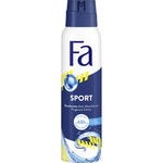 desodorante Sport 48h protección anti-manchas fragancia cítrica sin sales aluminio spray 150 ml 0% sales de aluminio