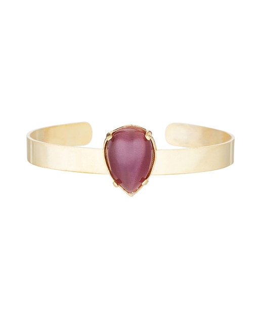 Brazalete Lágrima Amatista Gold